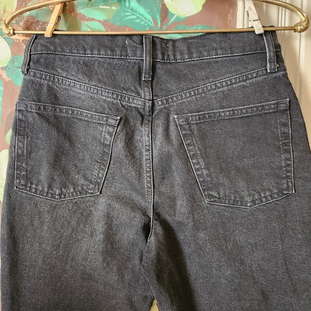 Zara Curvy Fit Black Denim Jeans – High Rise – Size 6 (EUR 38) - Picture 7 of 10